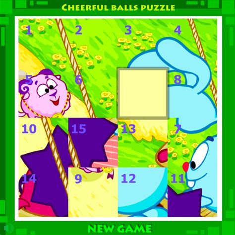 Игра Смешарики: Пятнашки (Kikoriki: Puzzle Tag) — играть онлайн бесплатно