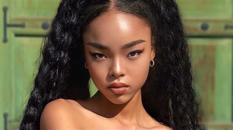 koreas  famous  black teen model jenny park nigerian korean