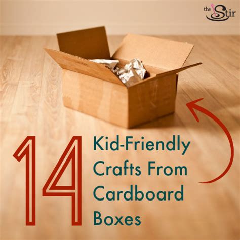 cardboard box crafts    kids