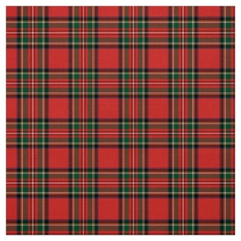 Stewart Royal Tartan. Fabric | Zazzle