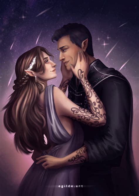 ArtStation - Feyre and Rhysand - Acotar