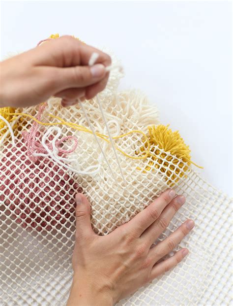 DIY Easy Pom Pom Rug - Say Yes