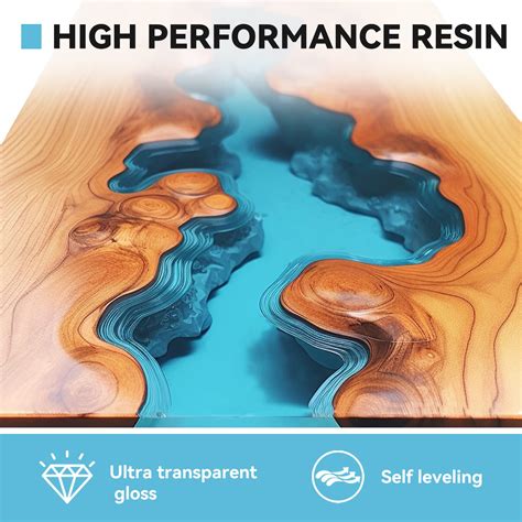 ISTOYO Epoxy Resin, 64oz/2L Crystal Clear No Bubbles Epoxy Resin Kit