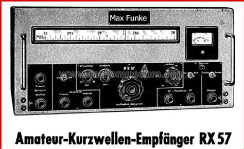 RX-57 Amateur-R Funke, Max, Weida/Thür. Ostd. D später Adenau, build ...