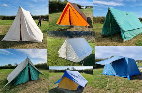 camping tents vintage marquees
