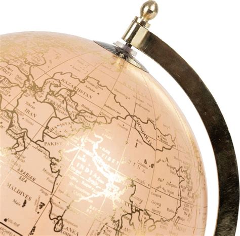 Декоративный глобус MAPPA розовый D20XH28CM пластик
