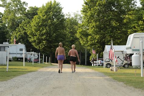 At this Michigan campground, nudity is just a way of life