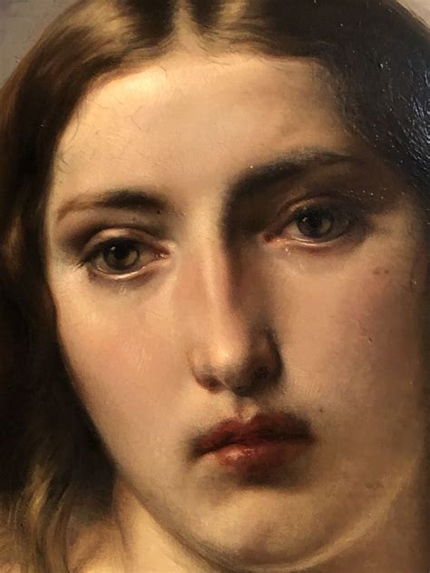 Francesco Hayez, Dettaglio del Volto di “Maria Maddalena Penitente ...