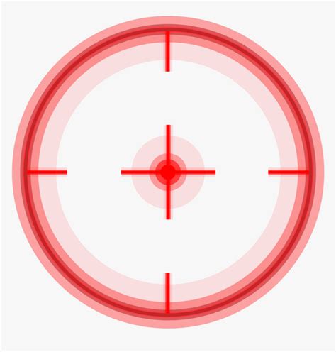 Crosshair - Circle - Red Crosshair Png, Transparent Png , Transparent ...