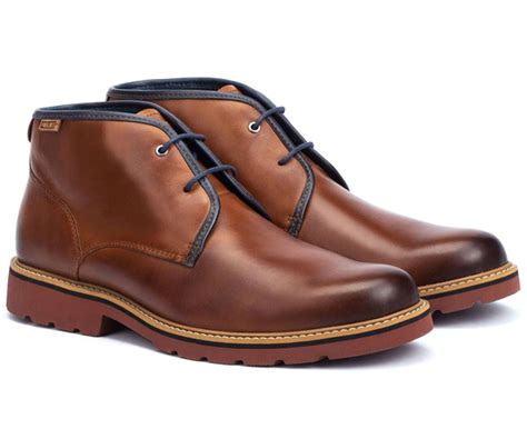 Pikolinos Tan Bilbao Lace Ankle Boot – E Higgs and Sons Shoes