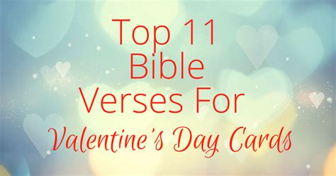 Top 11 Bible Verses For Valentine’s Day Cards | ChristianQuotes.info