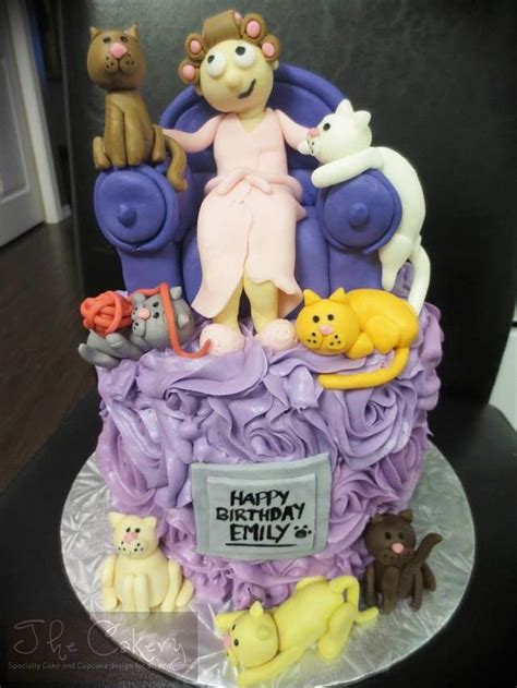 Crazy Cat Lady - Decorated Cake by The Cakery - CakesDecor