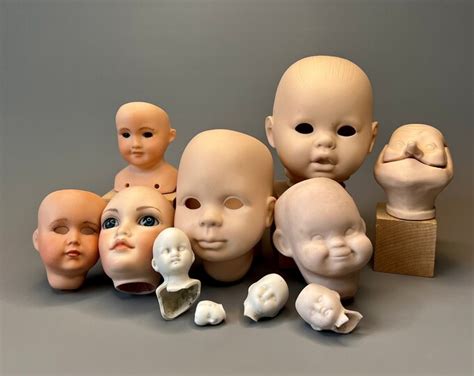 11 Vintage Porcelain Doll Heads Perfect for Altered Art, Doll Making ...