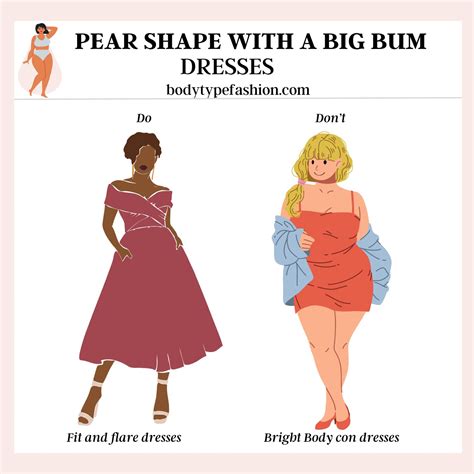 How to Dress Pear shape with a Big Bum - Fashion for Your Body Type