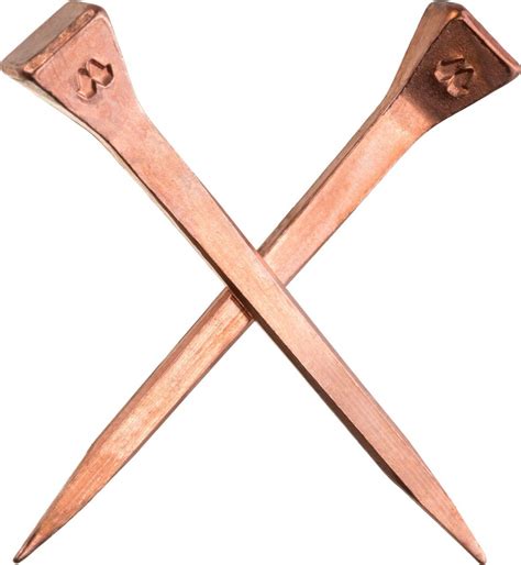 Mustad Concave Copper Plated Nails - EasyTrimLondon
