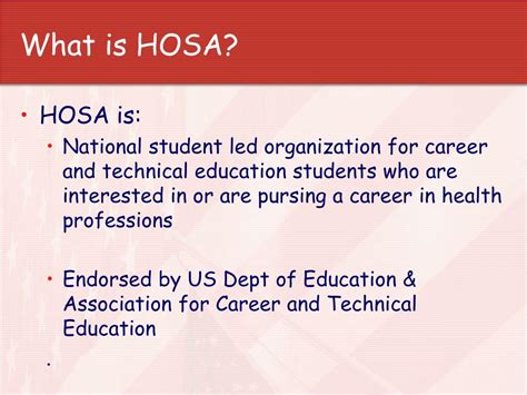 PPT - HOSA PowerPoint Presentation, free download - ID:3534430