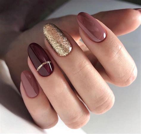 Manucure tendance automne hiver 2018 2019 nude rose bordeaux violet ...
