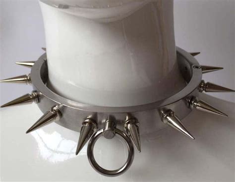 spiked metal bdsm collar shop  australia