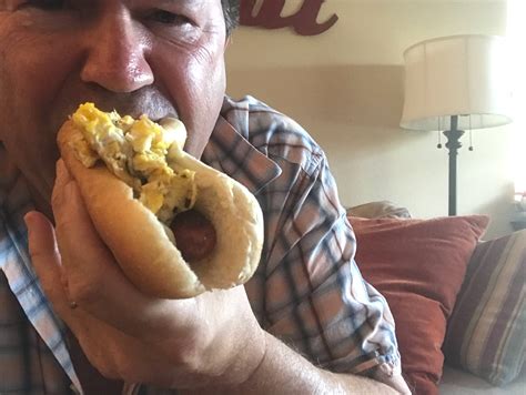 wildest mashup   scrambled egg hot dog recipe bite eat