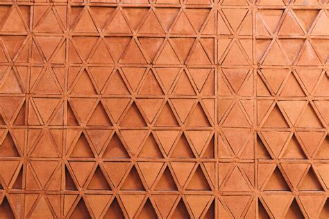 Premium Photo | Full frame shot of textured wall in terracotta tones