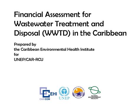financial assessment  wastewater treatment  disposal wwtd