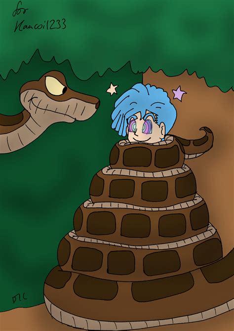 Bulma and Kaa by Dan-the-Countdowner on DeviantArt