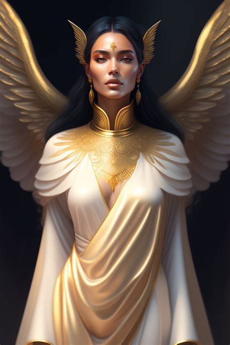Lexica - Character portrait of an esoteric angel wearing robes. realism