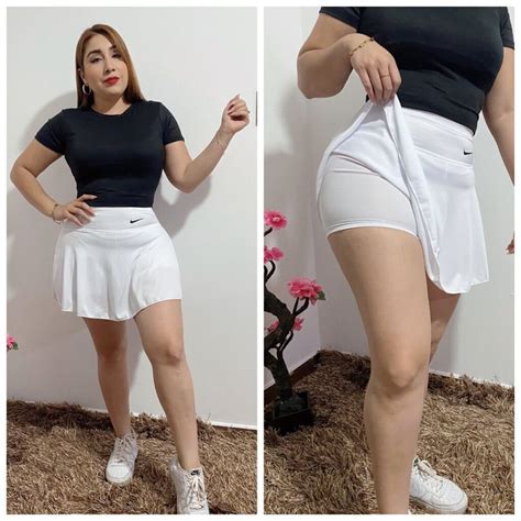 falda short tableada deportiva inzunza collection