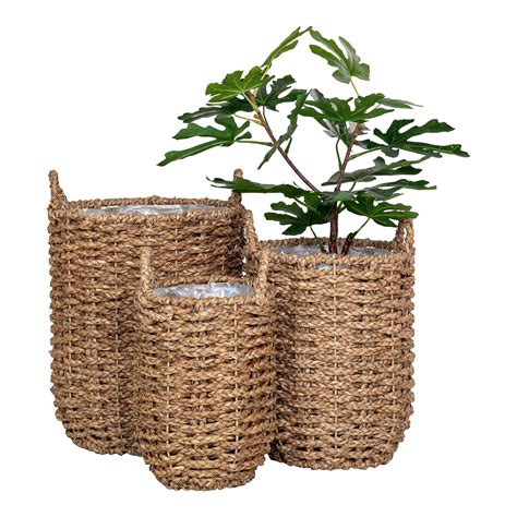 Huelva Basket - Natural - Seagrass - Set of 3 | Shop Online at CFS