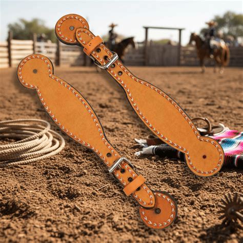 honey charro cosido spur straps correones espuelas charros original