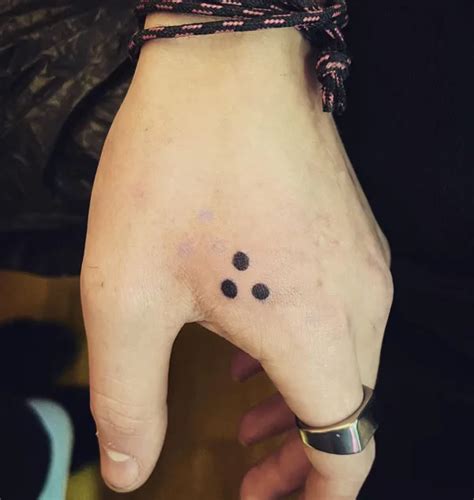 38 Enigmatic Three Dots Tattoo Designs To Flaunt In 2024