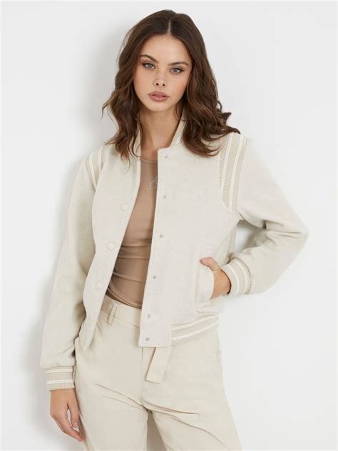 Back logo bomber jacket Women | GUESS® Official Website