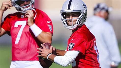 jimmy garoppolo finally takes practice field   raiders