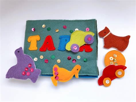 Create a Book with Felt for a Toddler | Call Me Grandma