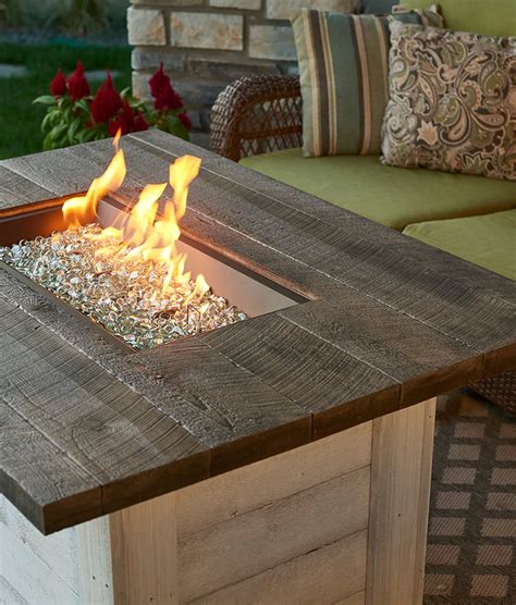 Outdoor Fire Pit Table Wood