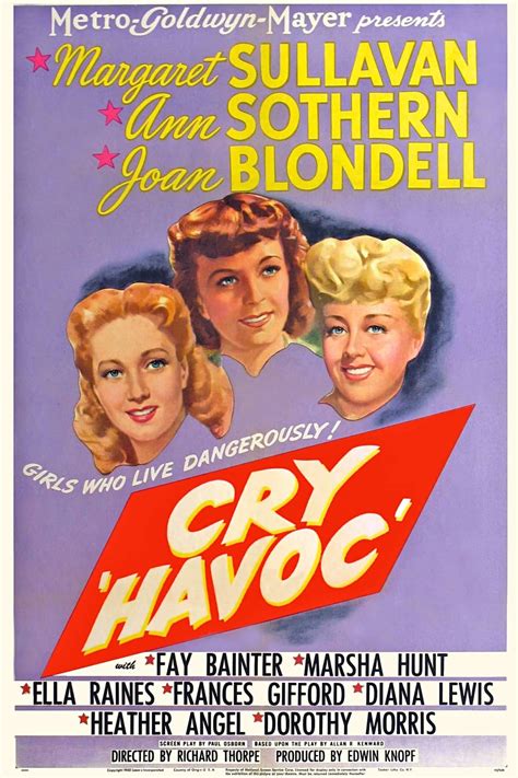 Cry 'Havoc' (1943) - Posters — The Movie Database (TMDB)