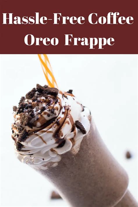 Oreo Frappe Recipe - Cookies and Cream/Oreo Frappuccino