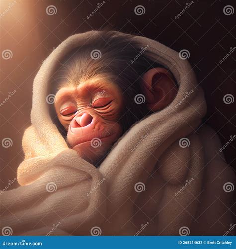 Baby chimp chimpanzee stock illustration. Illustration of chimpanzee ...