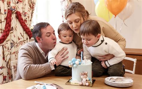 Prince Francois of Luxembourg celebrates his first birthday