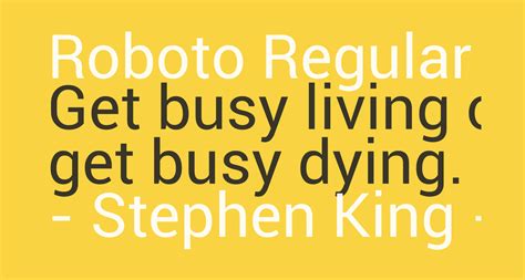 Roboto Regular free Font - What Font Is