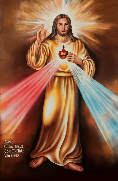 Oil Painting - The Divine Mercy by Doppelstalker on DeviantArt