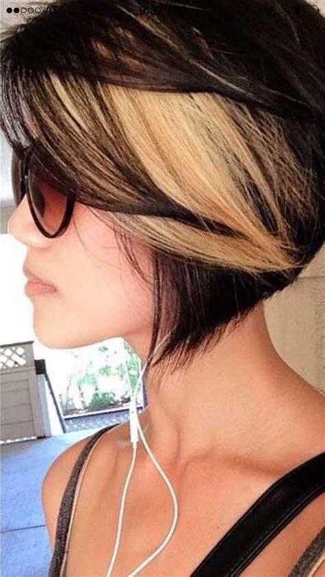 Sensational Bob Hairstyles With Peek A Boo Highlights The Best Black