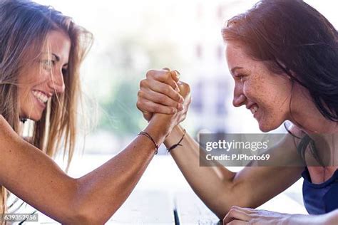 female wrestling holds   premium high res pictures getty images