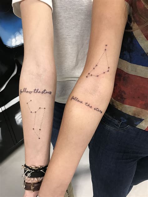 Orion Belt Constellation Tattoo