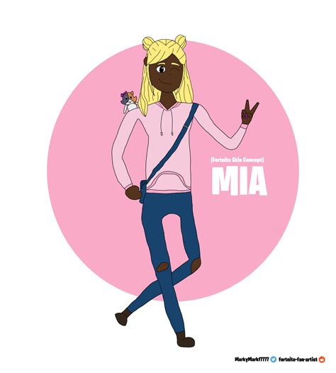 Fortnite Skin Concpet: Mia! Skye’s BFF, and she is with her other BFF