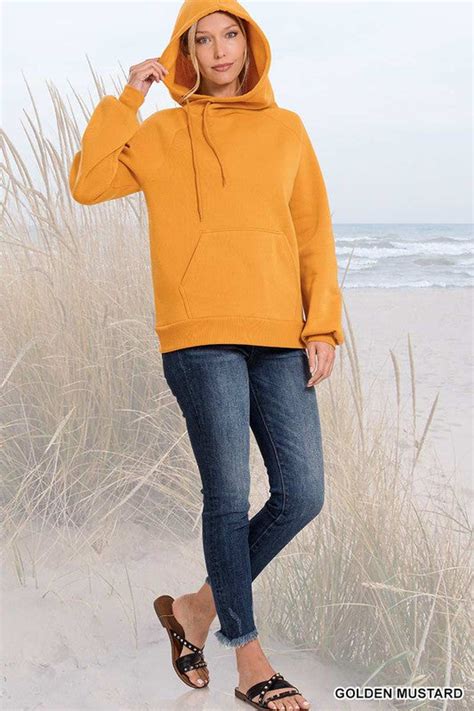 ZENANA Side Hoodie Sweatshirt With kangaroo Pocket – TheMogan