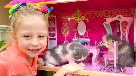Nastya and the cat - stories about kittens - Cat Empire