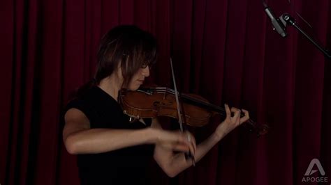 Christine Wu Records Violin with Apogee ONE - YouTube