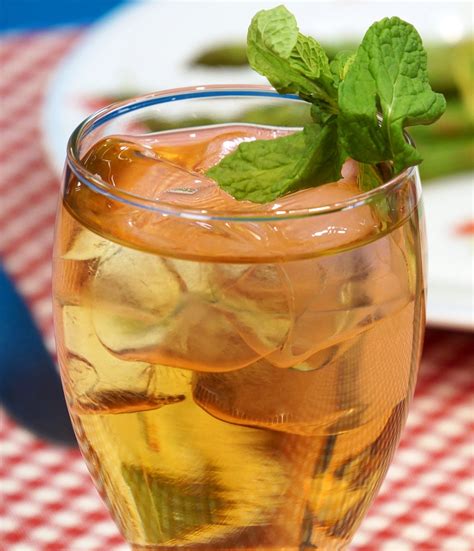 ginger iced tea jazzy vegetarian vegan  delicious