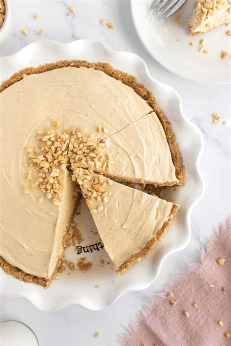 No-Bake Peanut Butter Pie - The BakerMama